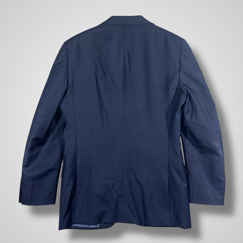 Suitsupply Pure‎ Wool Super 110's Vitale Barberis Canonico Blazer Men's 38R Blue - Picture 3 of 9